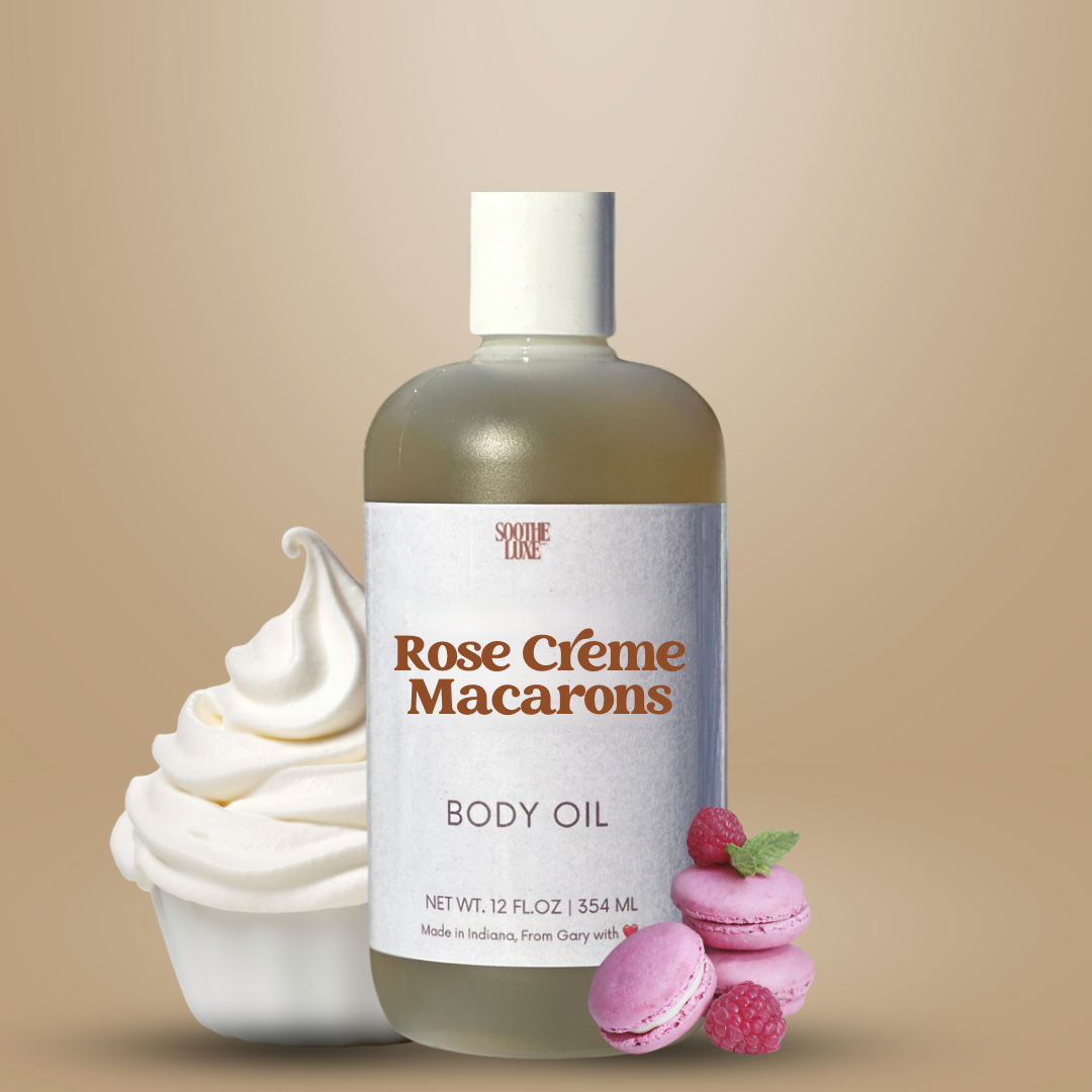Rose Crème Macarons Body Oil