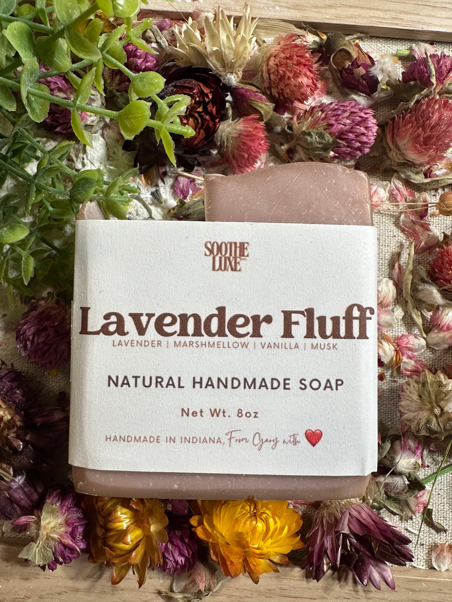 Lavender Fluff Handmade Soap